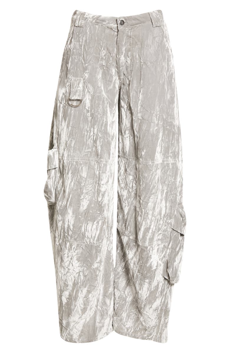 Collina Strada Wide Leg Cargo Pants, Alternate, color, Silver