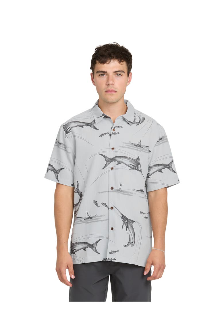 Fish On Short Sleeve Shirt, Main, color, HIGH RISE