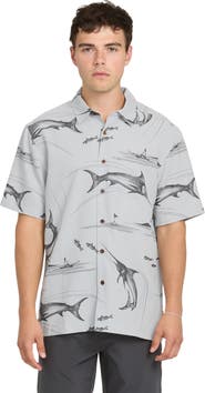 Quiksilver Waterman Fish On Short Sleeve Shirt