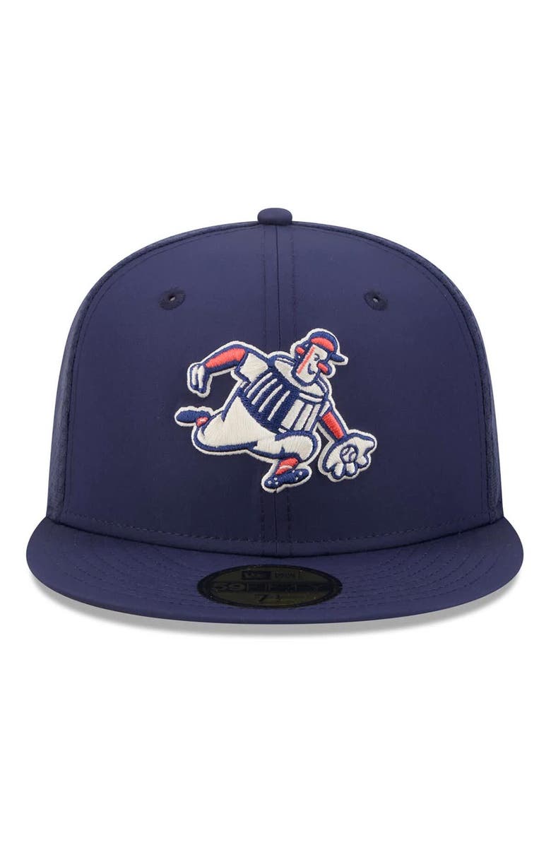 New Era Men's New Era Navy Milwaukee Brewers 2026 City Connect Batting Practice 59FIFTY Fitted Hat, Alternate, color, Navy