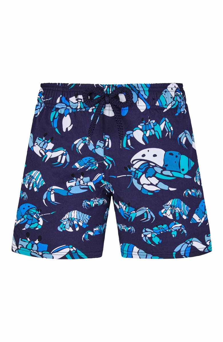 Vilebrequin Kids' Hermit Crabs Stretch Swim Trunks, Main, color, 