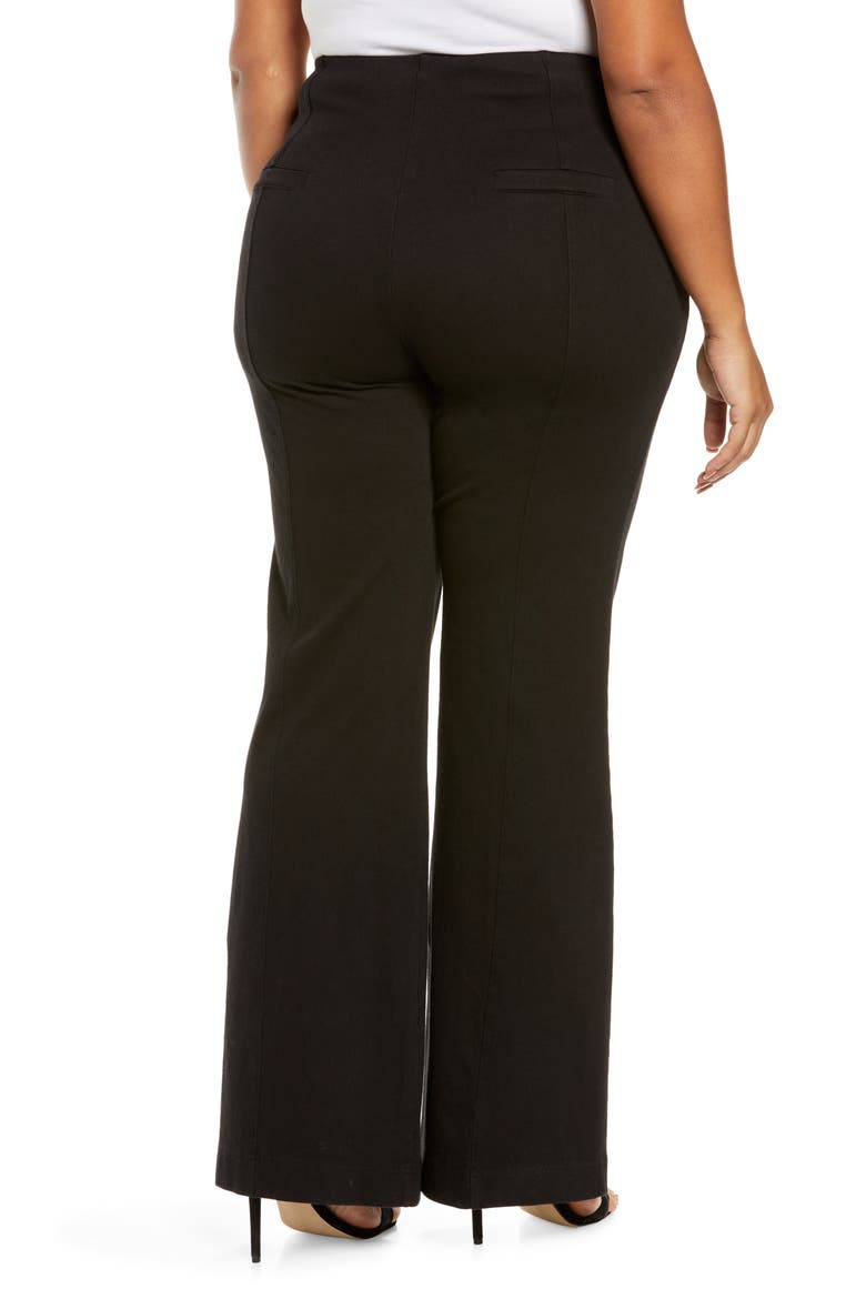 'Lyssentials Denim Trousers, Alternate, color, BLACK