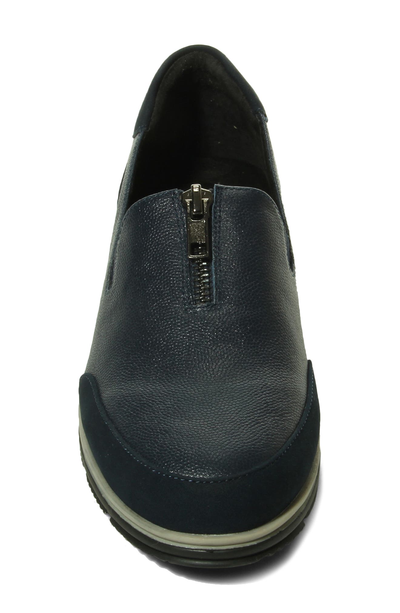 Quaver Flat, Alternate, color, NAVY LEATHER
