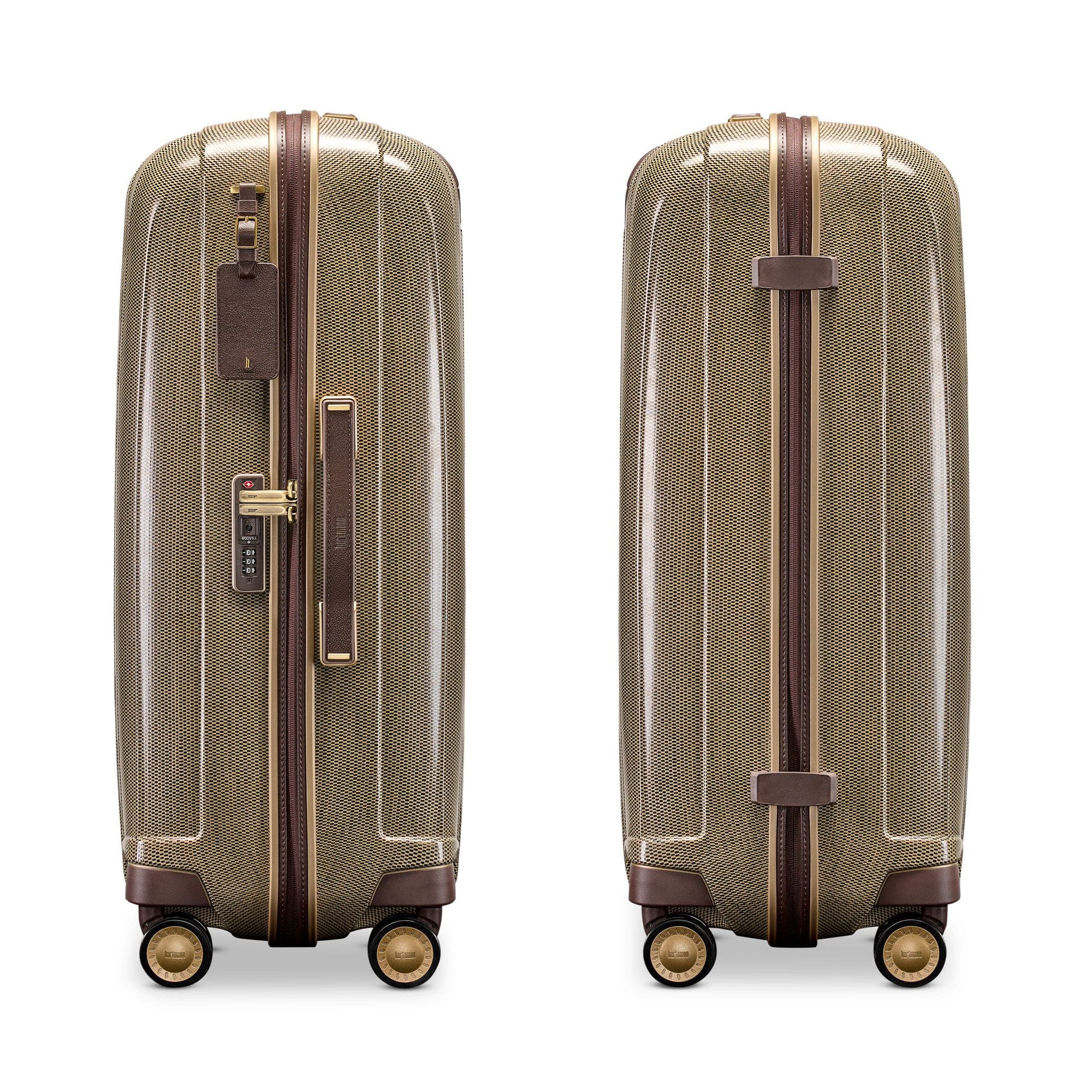 Hartmann Tweed CURV Hardside Global Carry-On  Spinner 22', Alternate, color, Tweed/Natural Leather