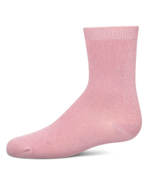 Kid's Basic Soft Rayon Crew Socks (Baby, Toddler, Little Kid & Big Kid)