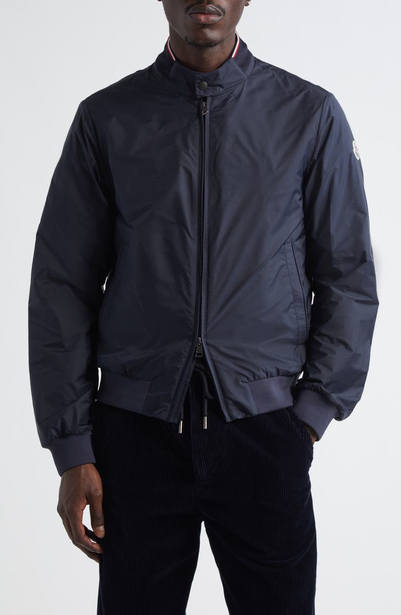 Moncler Reppe Rain Jacket, Main, color, Greyish Navy