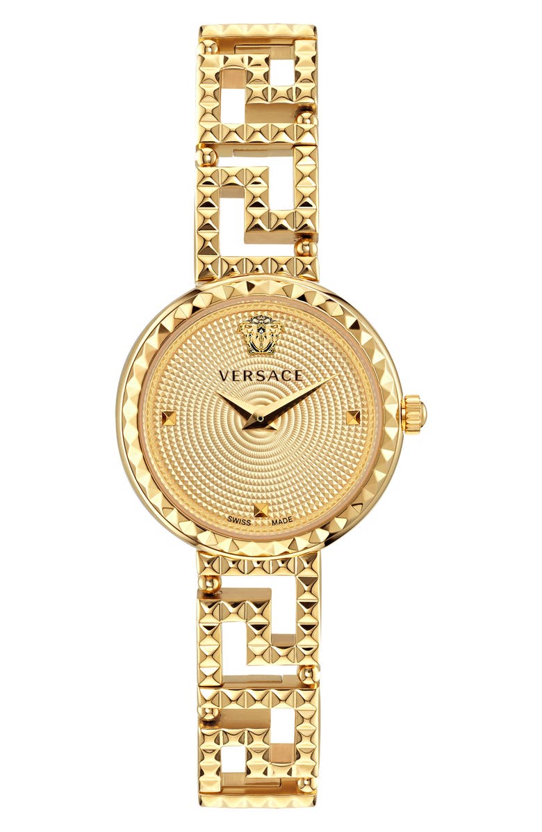 Versace Greca Goddess Bracelet Watch, 28mm, Main, color,