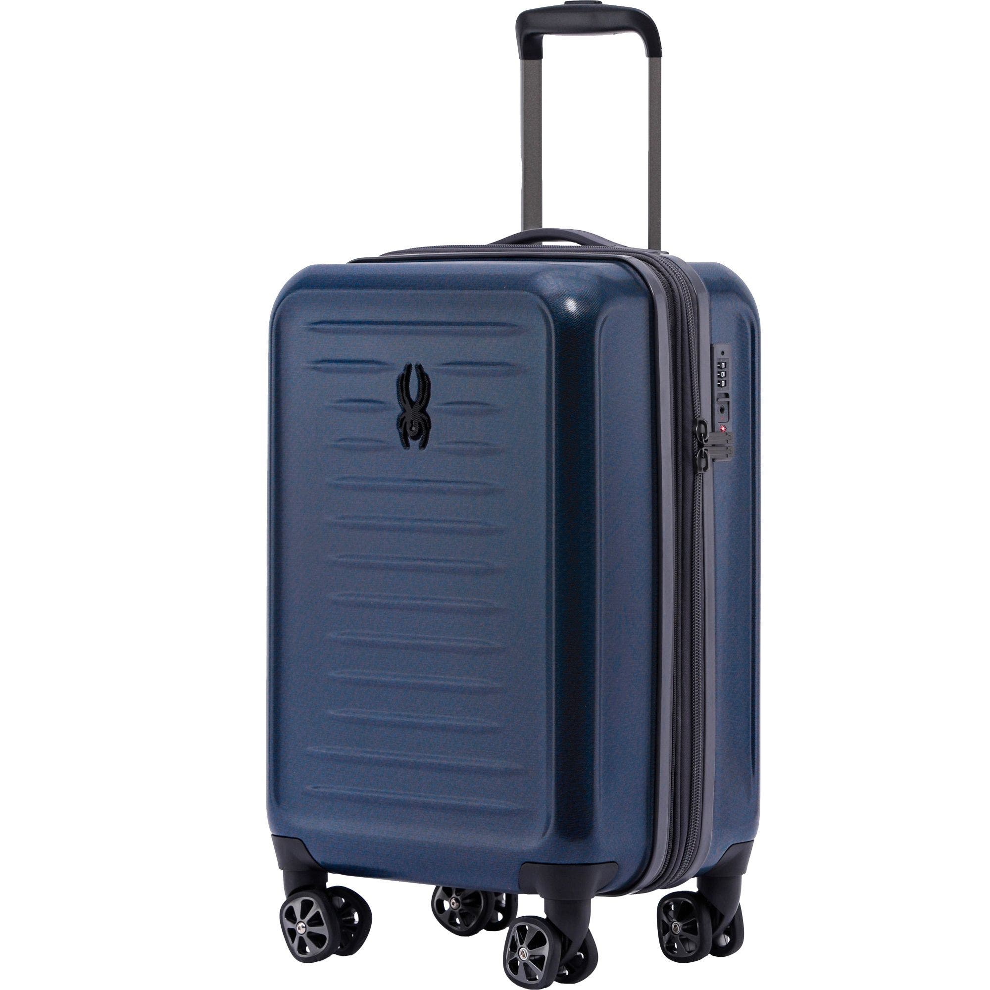 Spyder Rails 20 Inch Expandable Hardside Upright Suitcase, Alternate, color, Carbon Blue