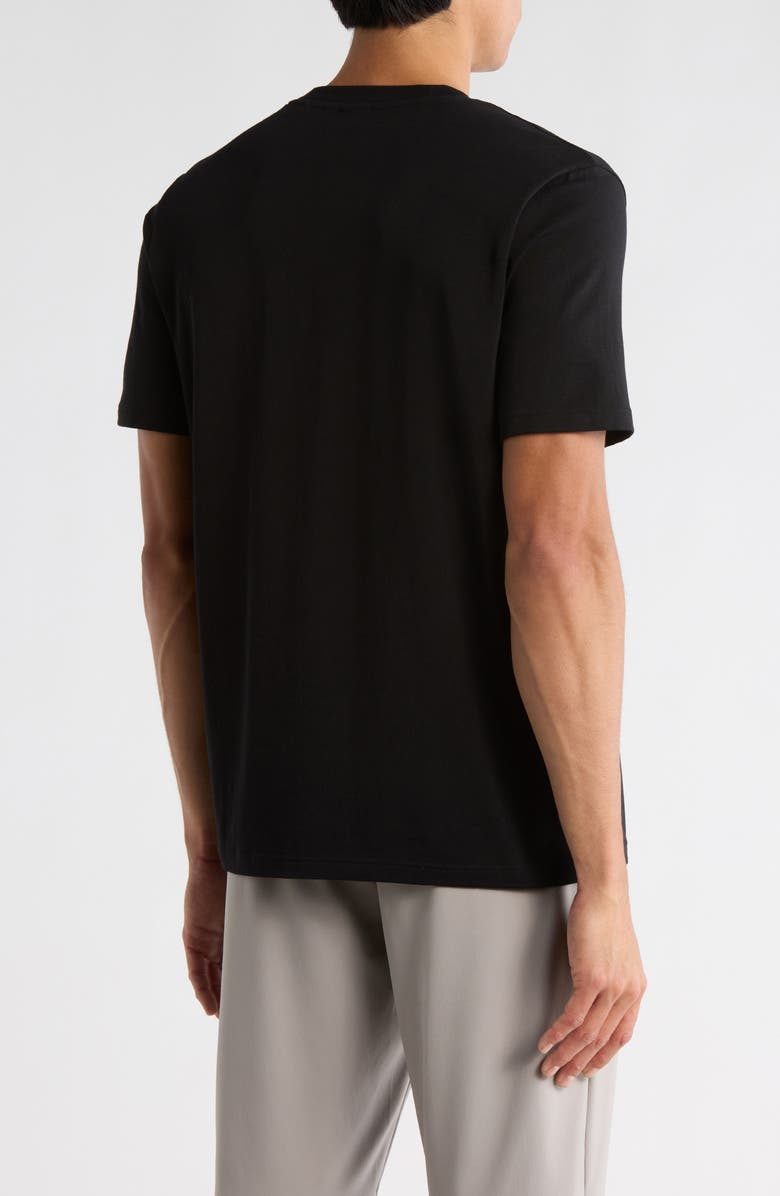 BOSS Peter Stretch Cotton Pajama T-Shirt, Alternate, color, Black