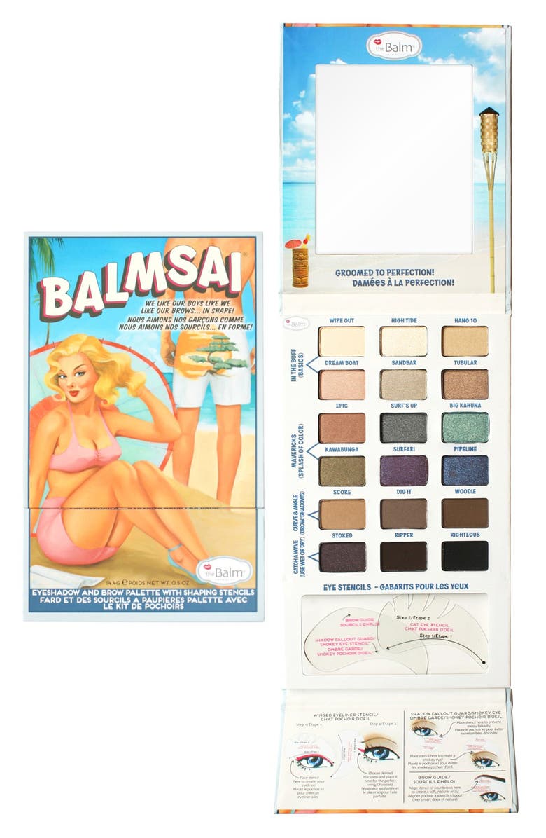 theBalm<sup>®</sup> 'Balmsai<sup>®</sup>' Eyeshadow & Brow Palette, Main, color, 
