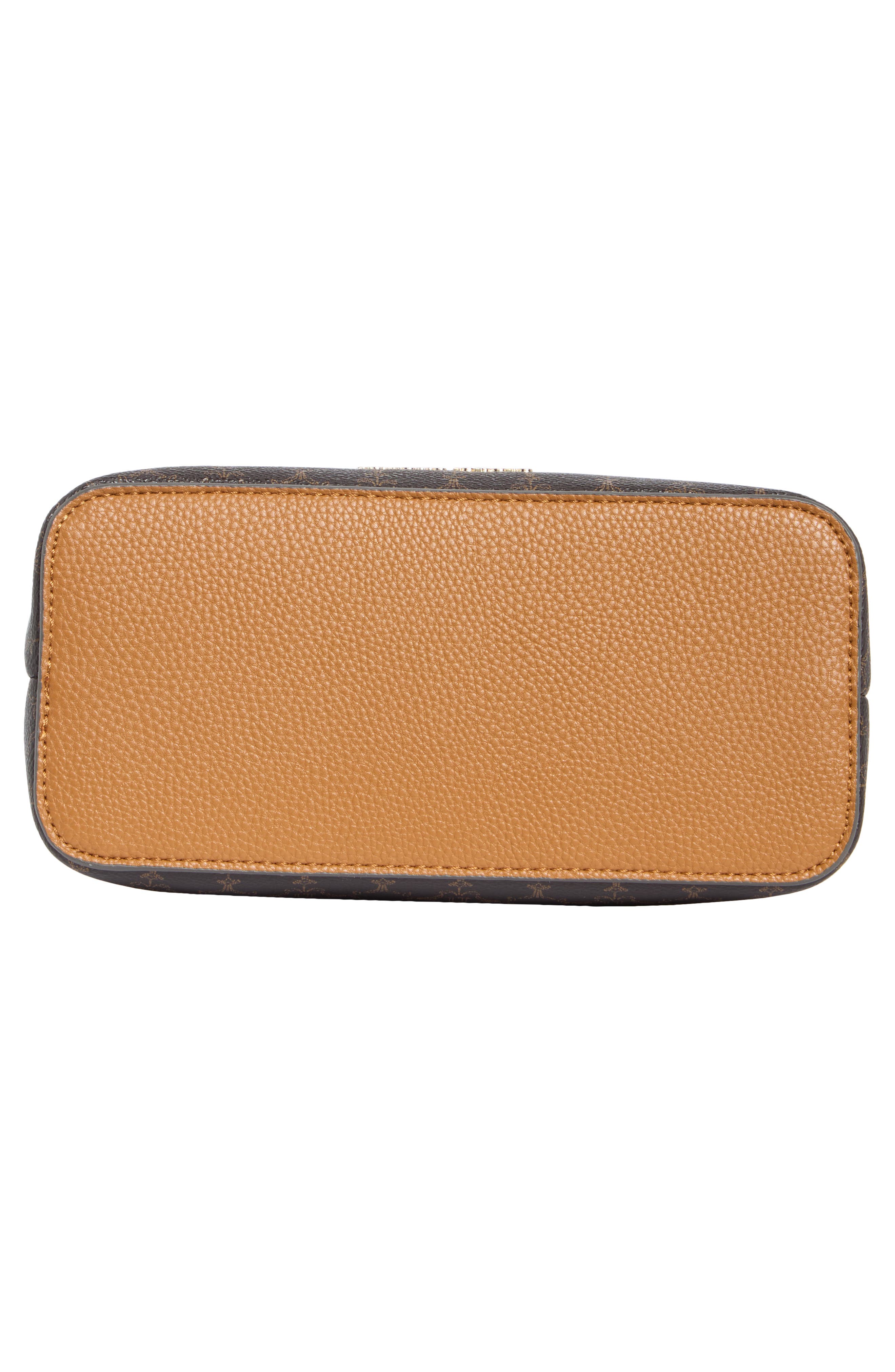 Nanette Lepore Mini Satchel Bag, Alternate, color, Chocolate Logo-Vachetta