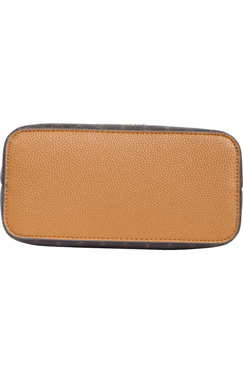 Nanette Lepore Mini Satchel Bag, Alternate, color, Chocolate Logo-Vachetta