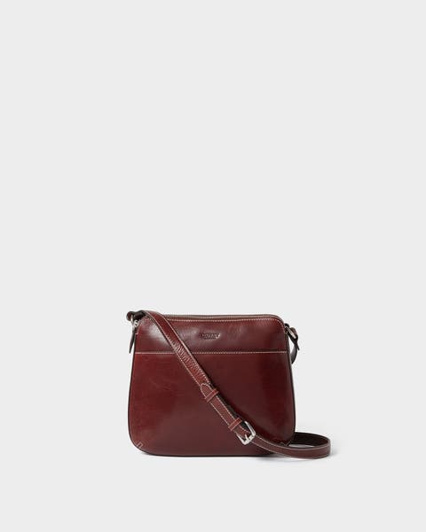 The Buckley Saddle Leather Crossbody Bag