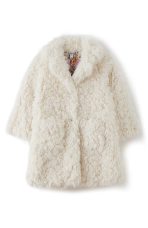 Kids' Sutton Faux Fur Teddy Bear Coat