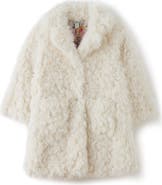 Pippa & Julie Kids' Sutton Faux Fur Teddy Bear Coat