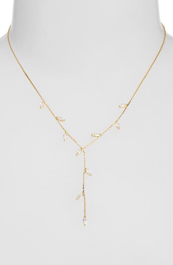 Marquise Cut Cubic Zirconia Y-Necklace