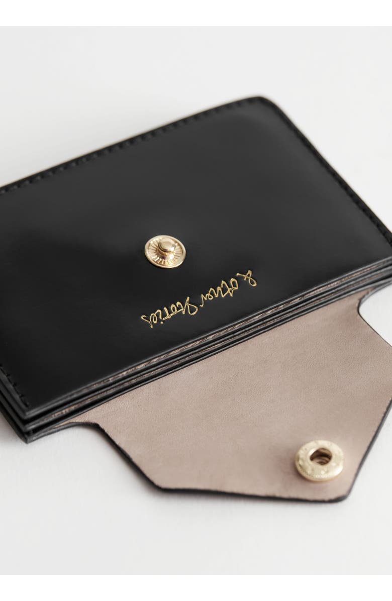 & Other Stories Leather Envelope Card Holder, Alternate, color, 