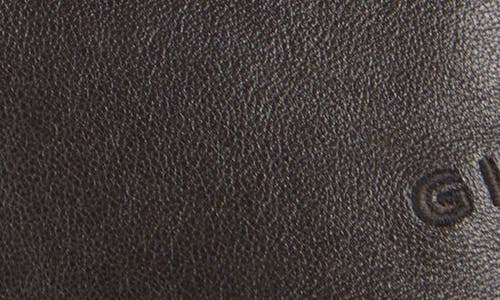 Givenchy Embossed Logo Leather Baseball Cap In Brown