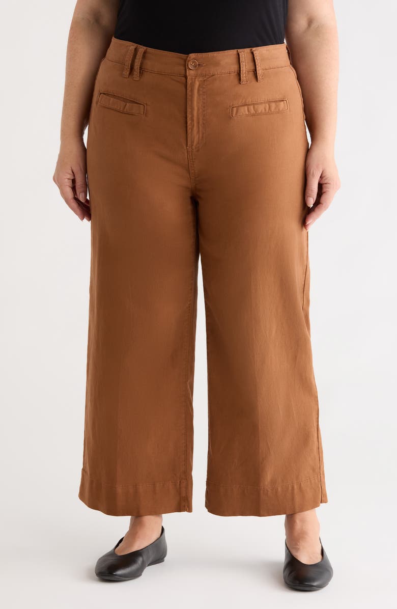 Liverpool High Waist Crop Wide Leg Pants, Main, color,