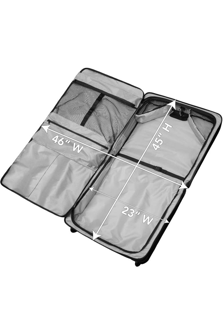 Tufton 45" Deluxe Wheeled Garment Bag, Alternate, color, Black