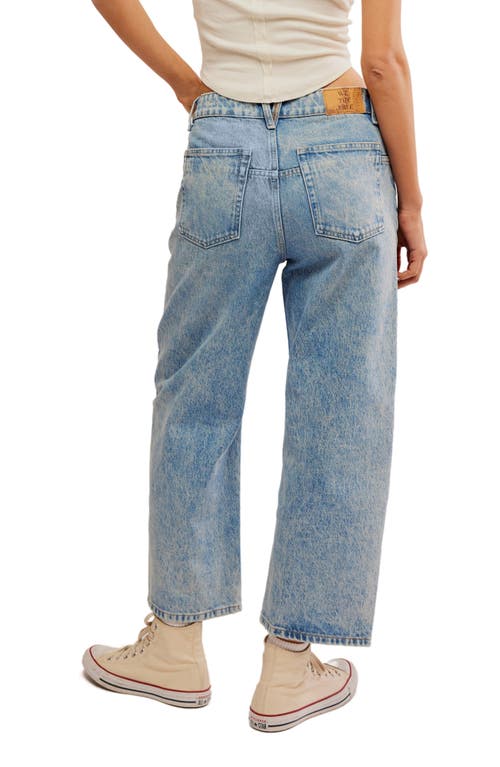Free People Deep Trance Dropped Boyfriend Jeans In Sweet Dreams In Blue