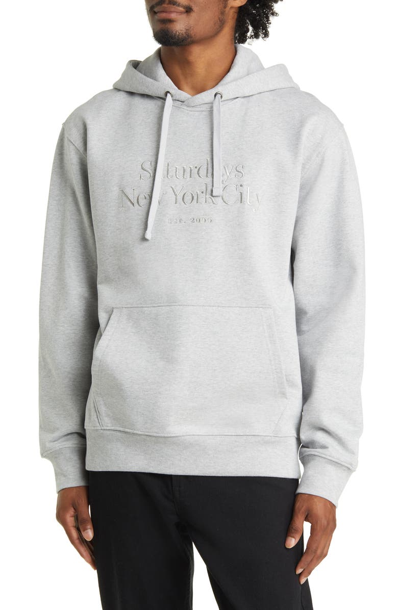 Saturdays NYC Ditch Miller Logo Cotton Hoodie, Main, color, 