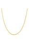 Gold-Plated Sterling Silver 2MM Rope Necklace