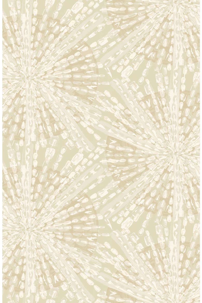 Soft Gold Sunburst Peel & Stick Wallpaper, Main, color, NEUTRAL