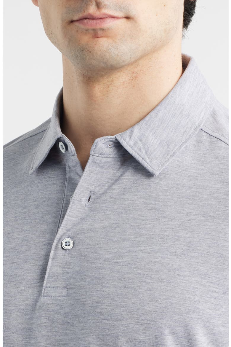 XC Apex Heathered Performance Polo, Alternate, color, GRAY HEATHER