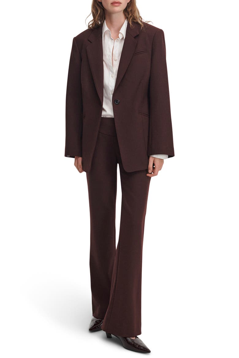 Demi Flare Leg Pants, Alternate, color, BURGUNDY
