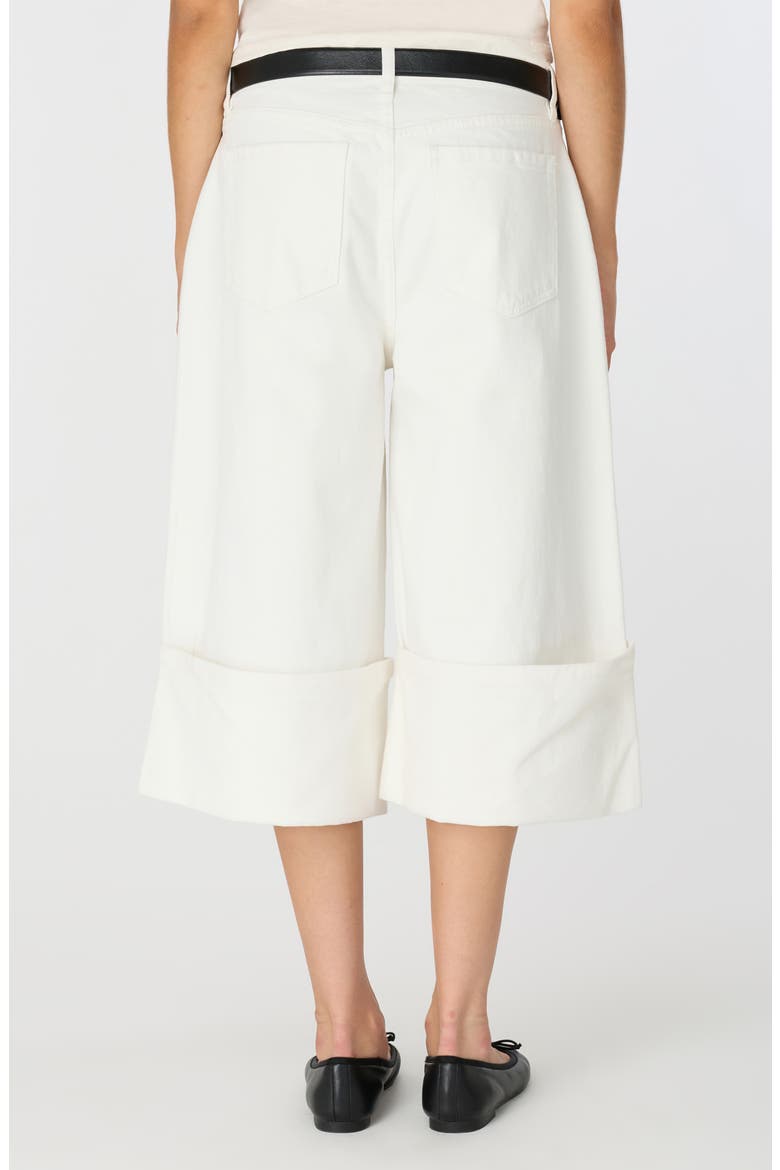 Roxie Cuffed Selvedge Jort Shorts, Alternate, color, CLOUD