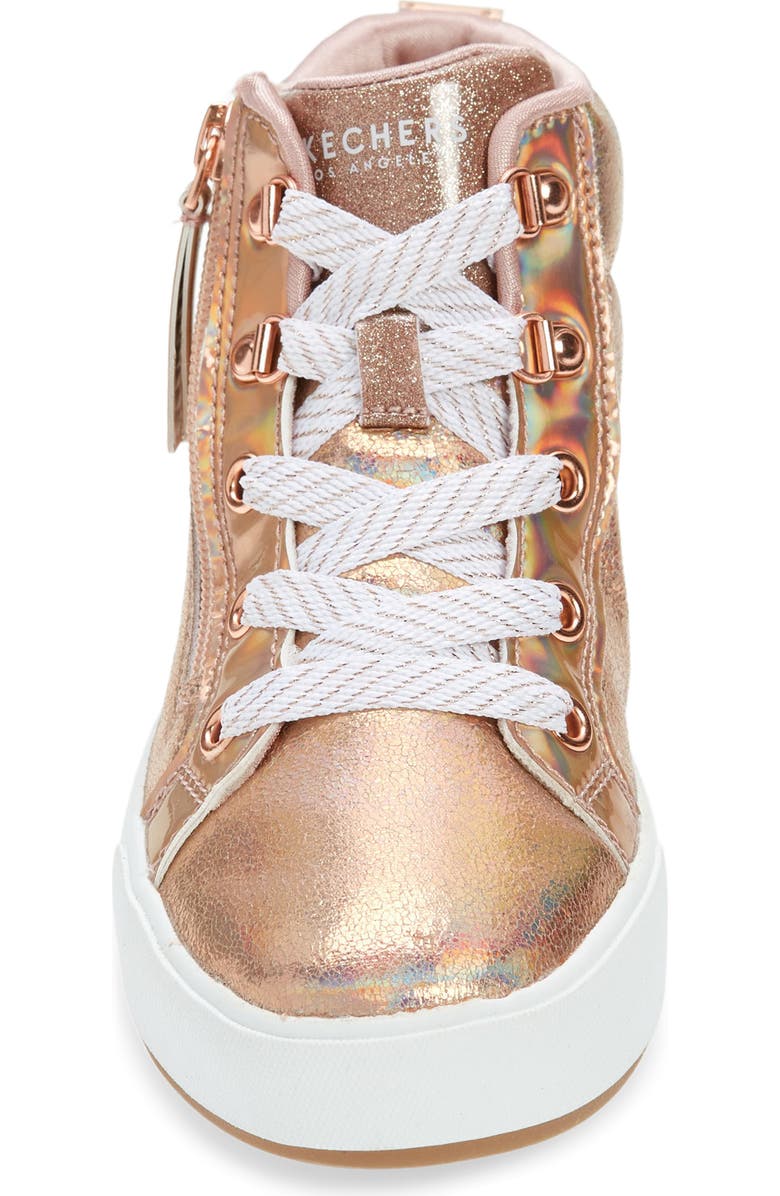SKECHERS Kids' Shoutouts Deluxe High-Top Sneaker, Alternate, color,