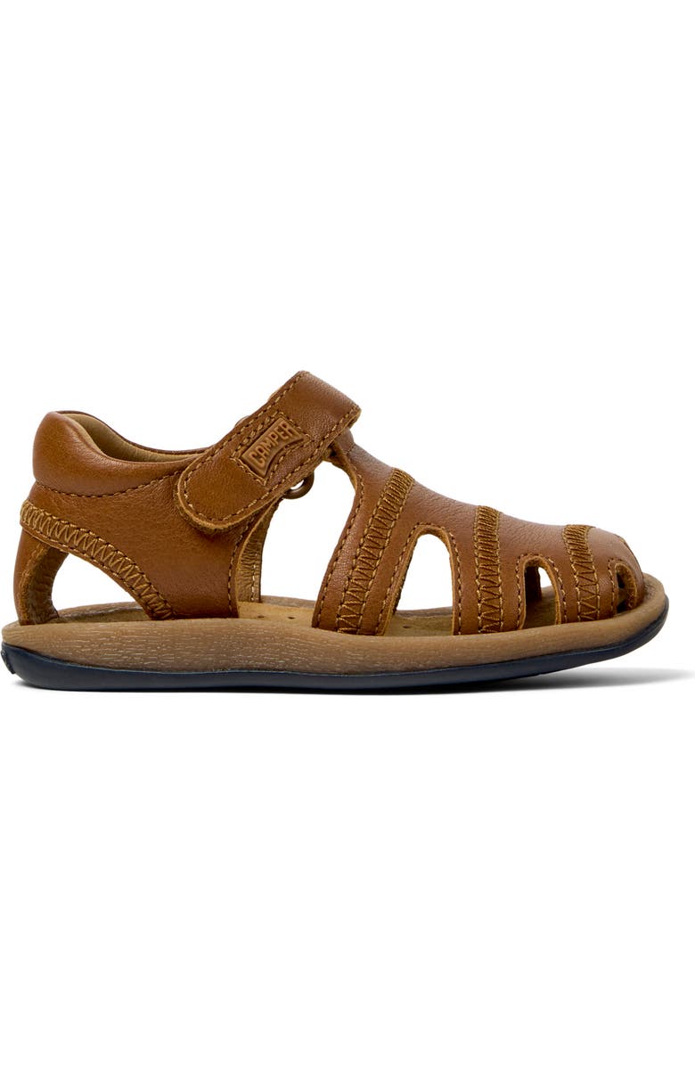 Camper Kids' Bicho Fisherman Sandal, Alternate, color, Medium Brown