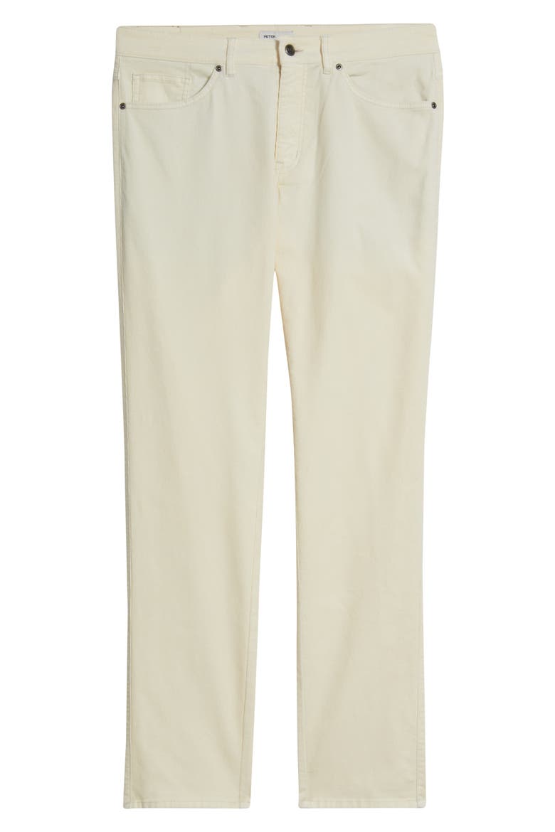 Superior Soft Corduroy 5-Pocket Pants, Alternate, color, IVORY