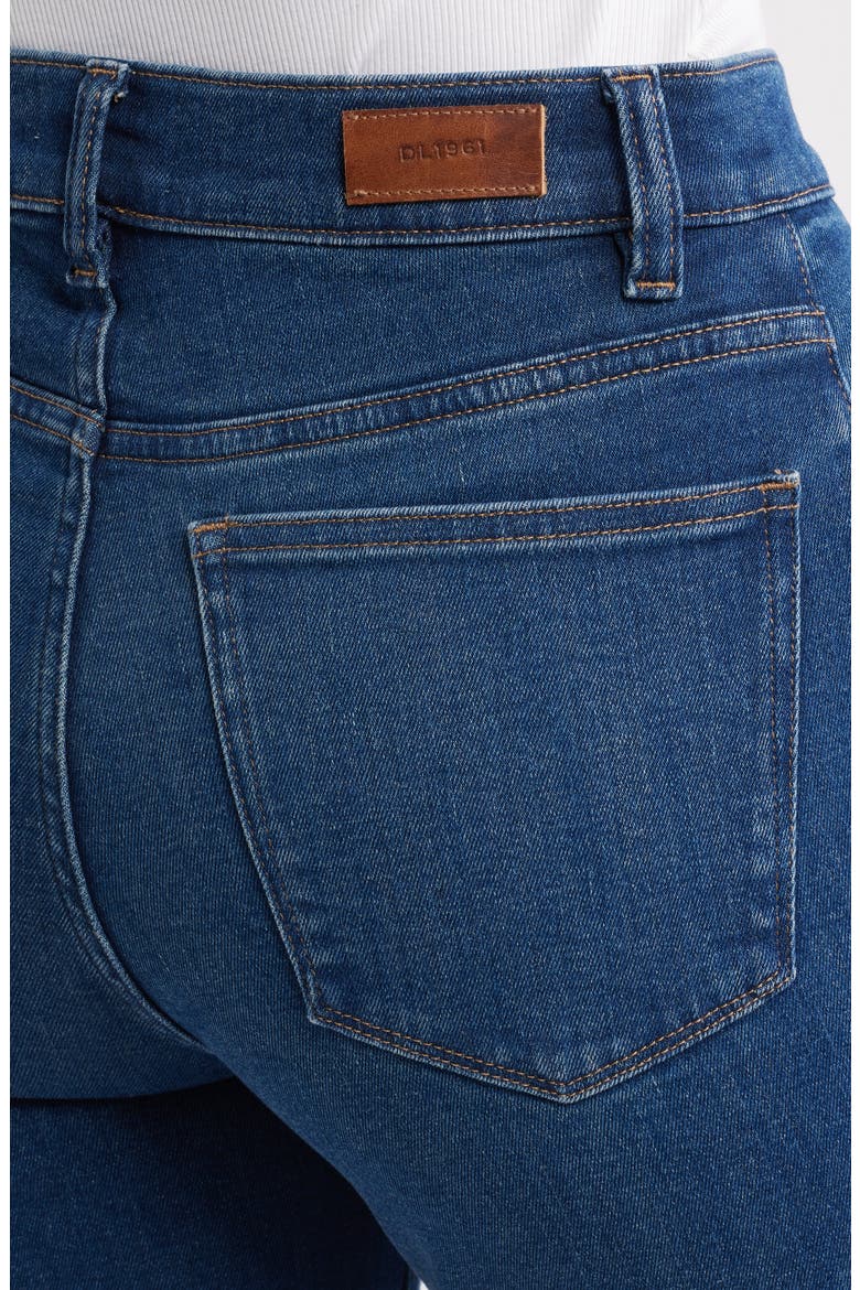 Patti High Waist Straight Leg Jeans, Alternate, color, EVERMORE