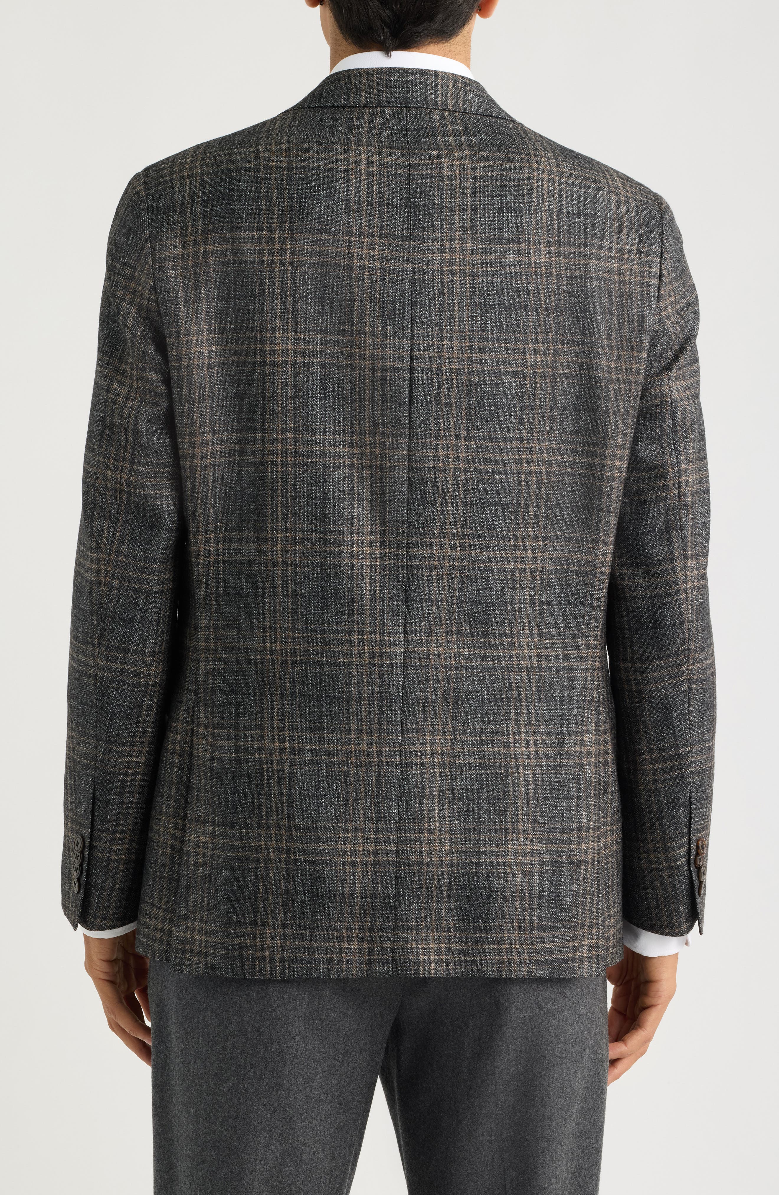 Jack Victor McAllen Plaid Wool, Silk & Cashmere Sport Coat (Men ...
