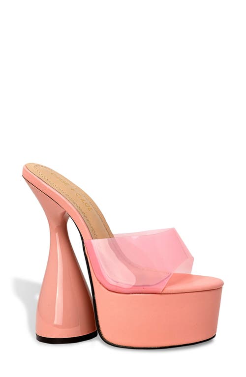 Chase & Chloe Chase And Chloe Miranda Sculpted Stiletto Platform Sandal