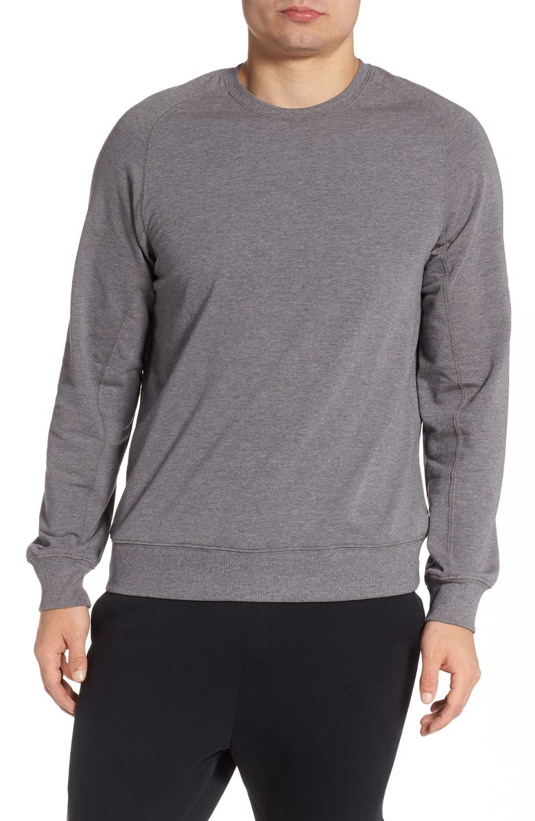 Zella Crewneck Fleece Sweatshirt, Main, color,