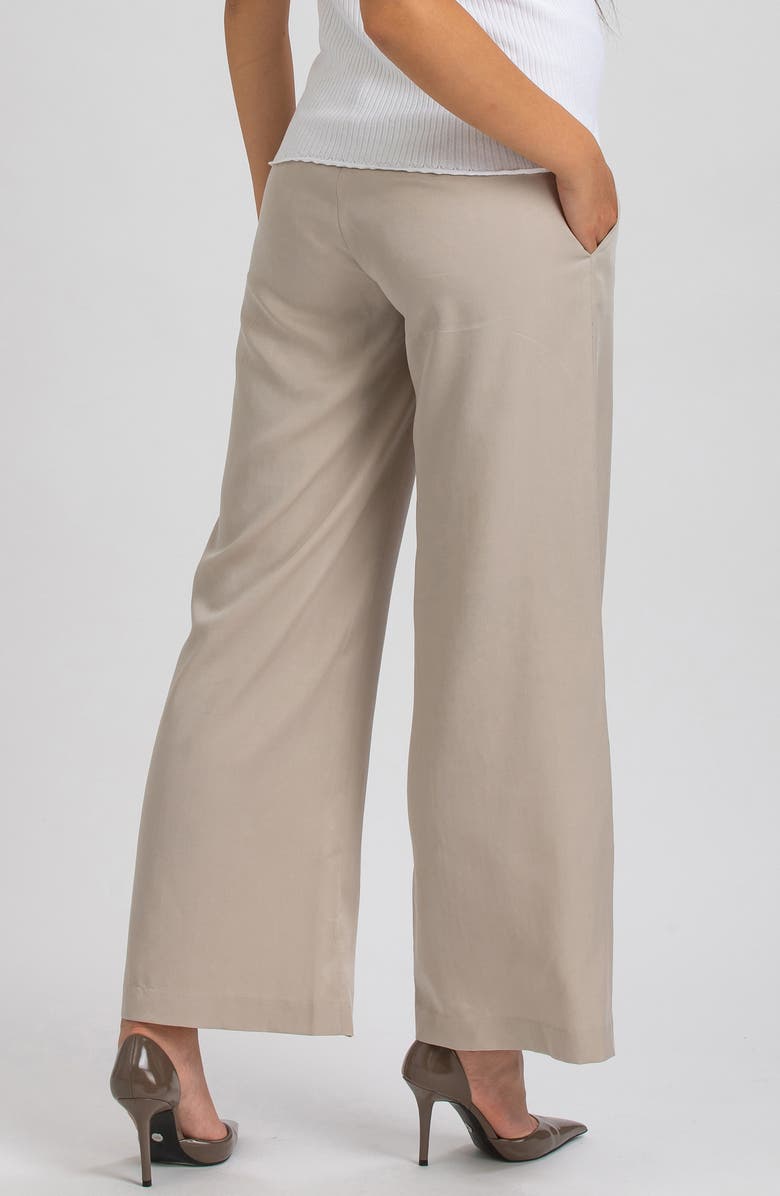 PIETRO BRUNELLI MATERNITY Ankle Wide Leg Maternity Pants, Alternate, color, 