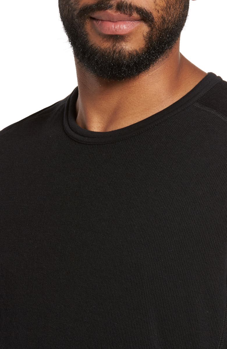 Vince Double Knit Slim Fit Long Sleeve T-Shirt, Alternate, color,