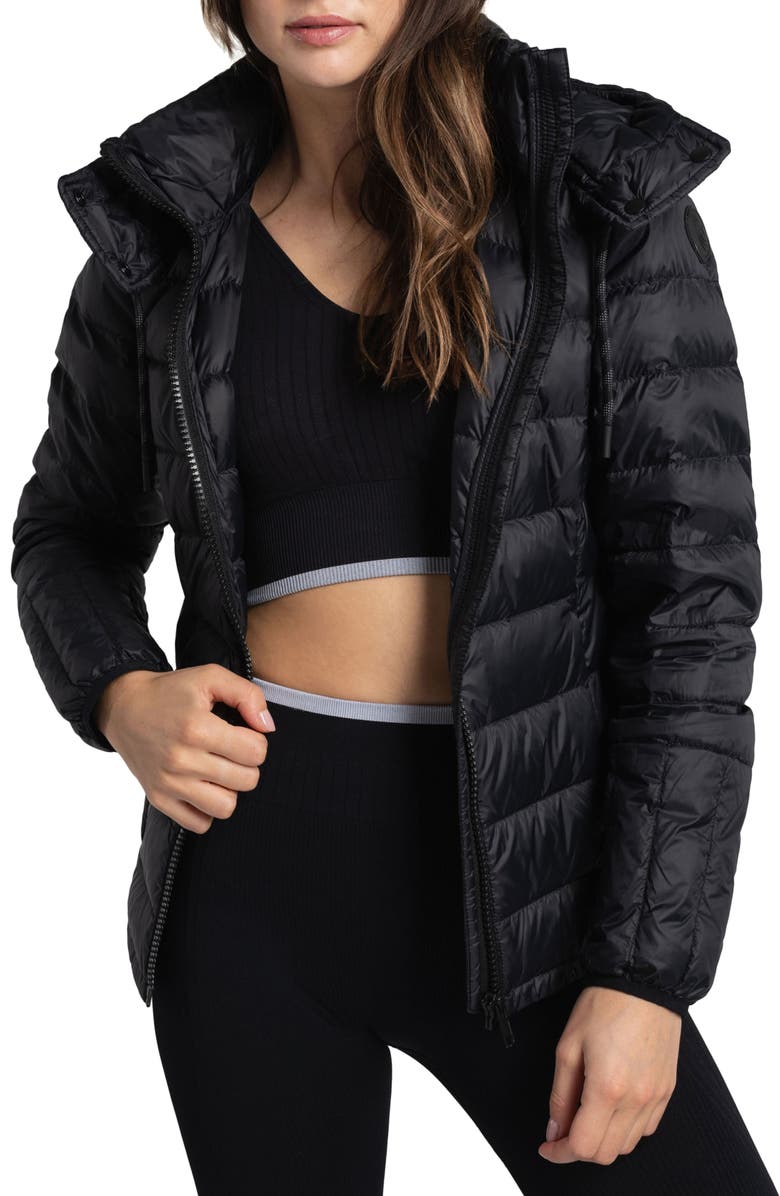 Lole Emeline Water Repellent 550 Fill Power Down Jacket, Main, color, Black Beauty