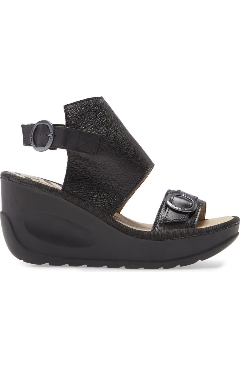 Fly London Jeno Wedge Sandal, Alternate, color,