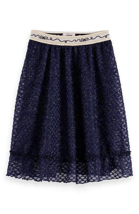 Kids' Fancy Sparkle Midi Skirt (Big Kid)