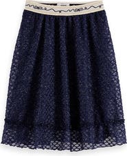 Scotch & Soda Kids' Fancy Sparkle Midi Skirt