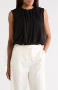 JASON WU Crewneck Bubble Hem Tank
