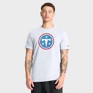Nike Men's Nike White Tennessee Titans Essential Logo T-Shirt