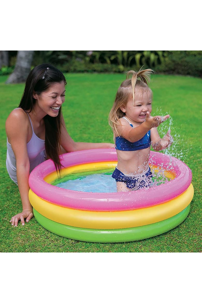 Sunset Glow Baby Pool, Alternate, color, Multicolored