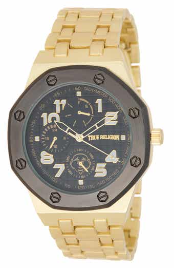 Octagon Bracelet Quartz Watch, 42mm x 55mm