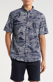 Tori Richard Sea Sketch Button-Down Shirt