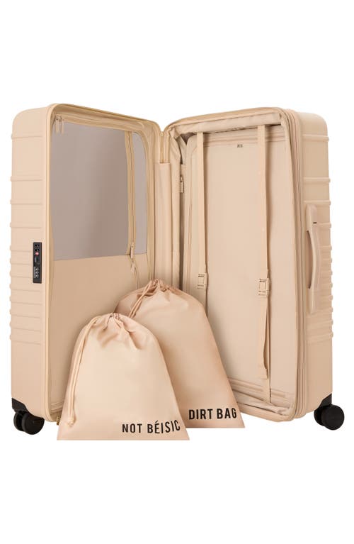 Beis Béis The Large 29-inch Check-in Roller In Beige